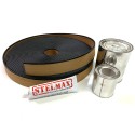 Kit Luxiteak flexy standard con fuga nera Kit Luxiteak flexy standard con fuga nera